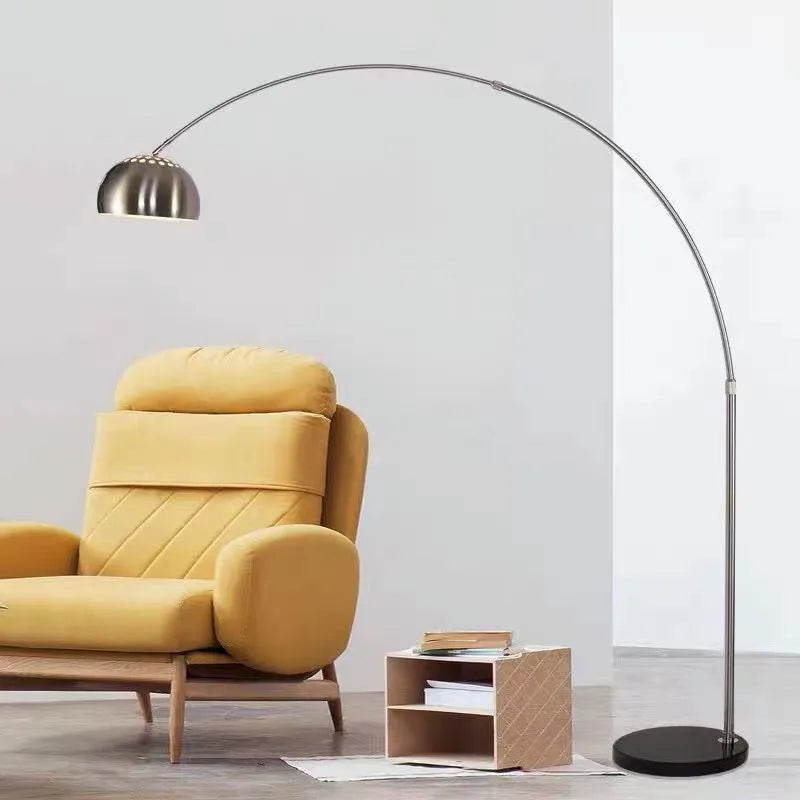 Silver Arch Floor Lamp