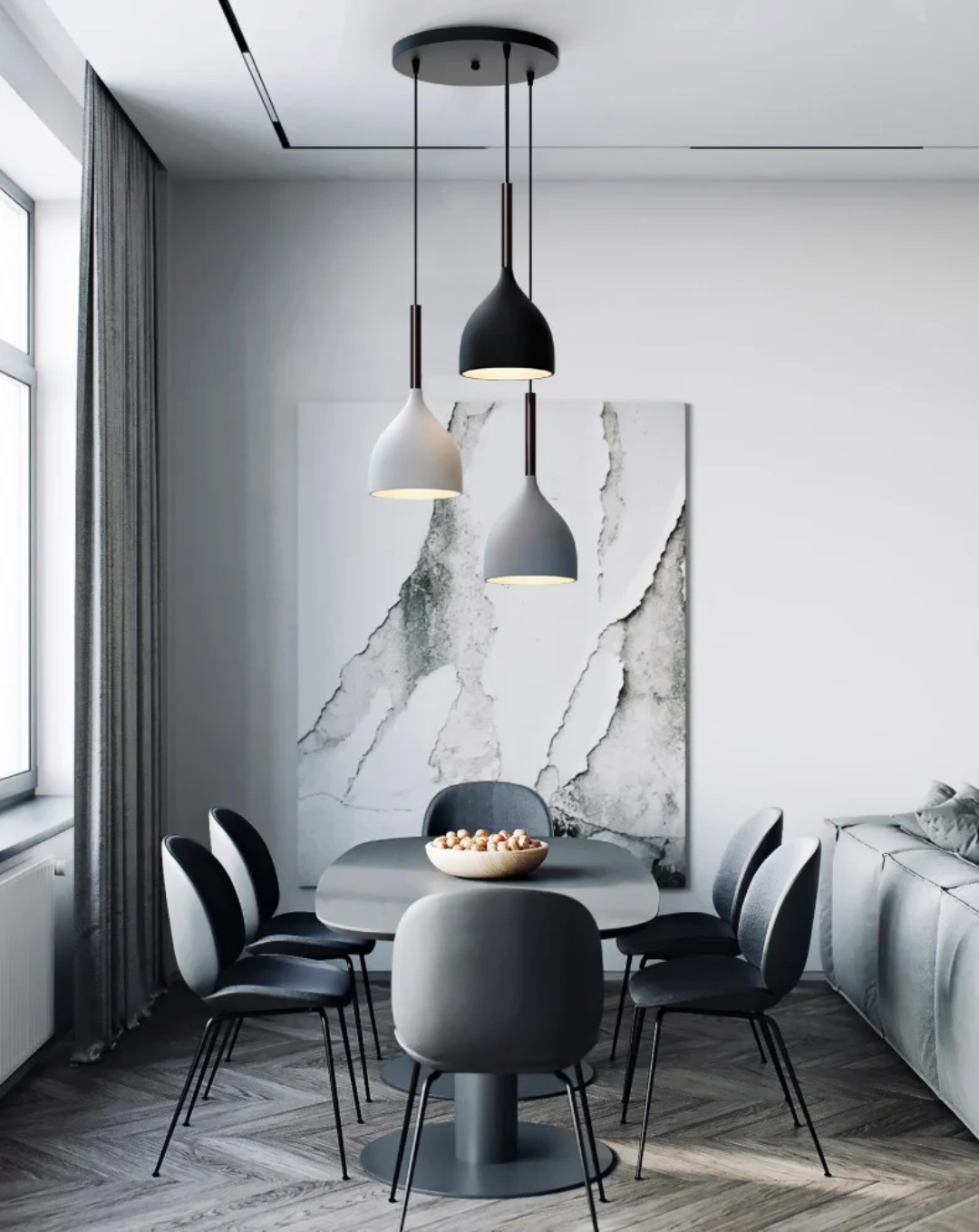 Rivila 3-Light Pendant Light