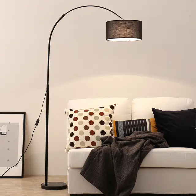 Modern Arc Lamp Black