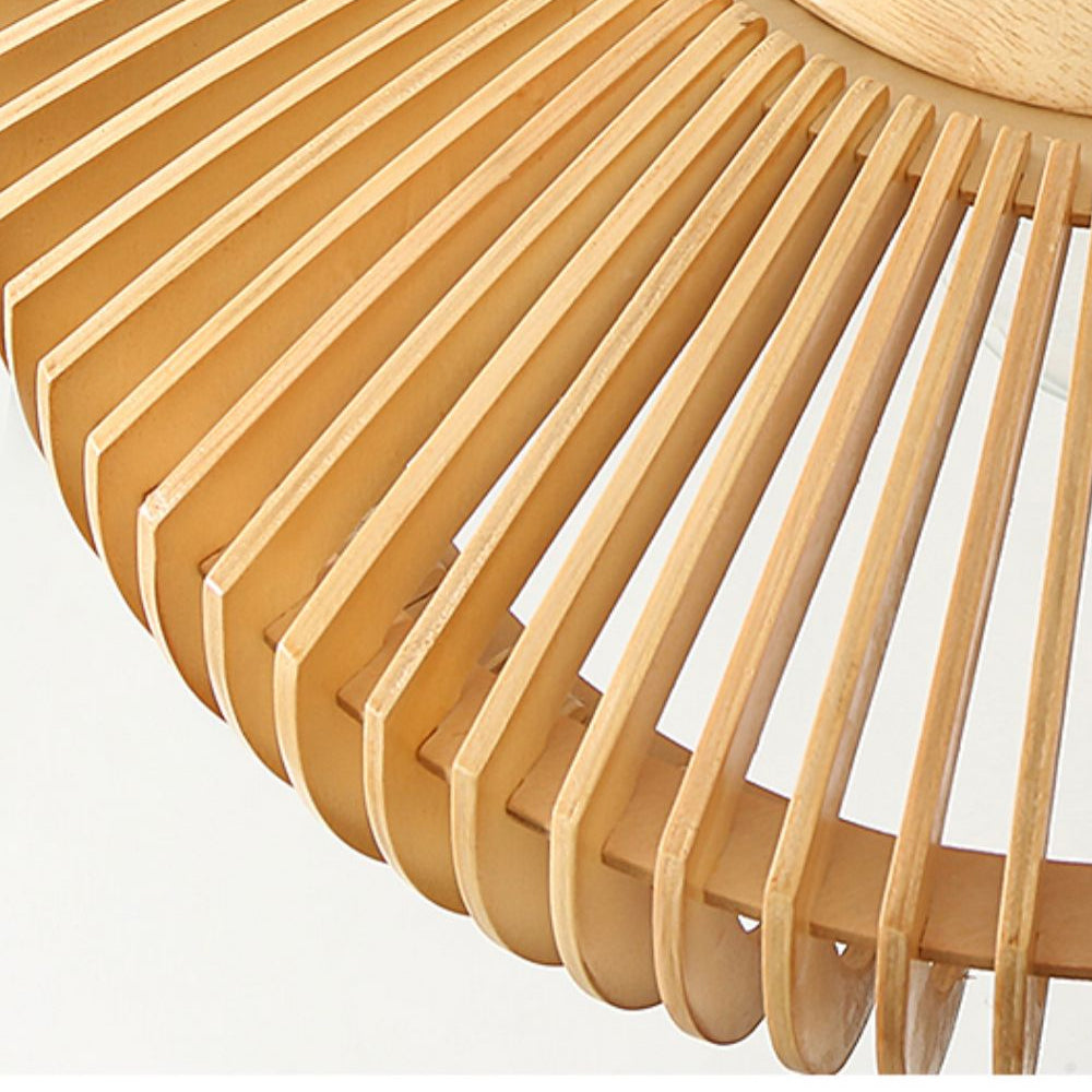 Nordic Wooden Birdcage Pendant