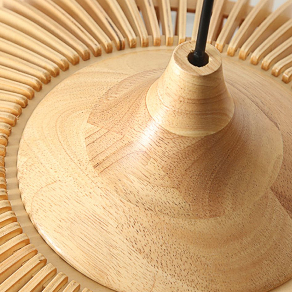 Nordic Wooden Birdcage Pendant