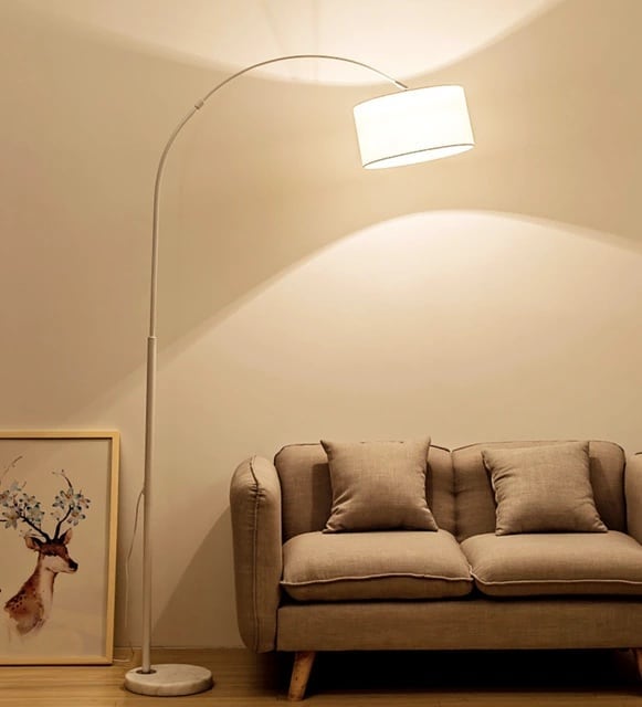 Modern Arc Lamp White